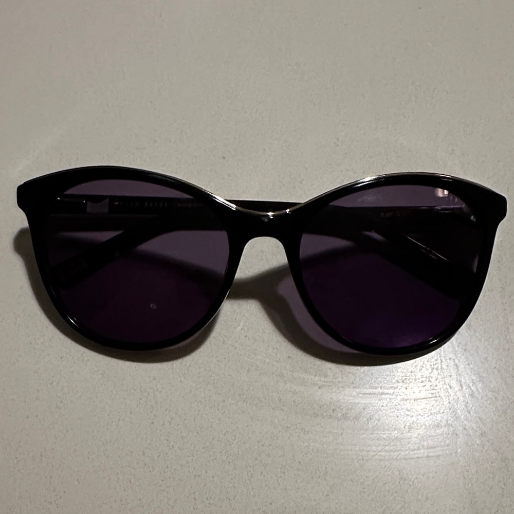 Ted Baker Black and Purple Sunglasses
